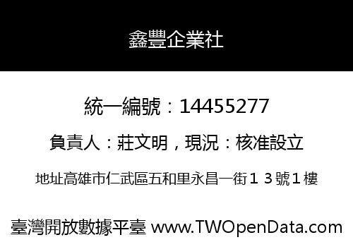 鑫豐企業社