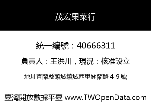 茂宏果菜行
