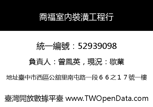 喬福室內裝潢工程行