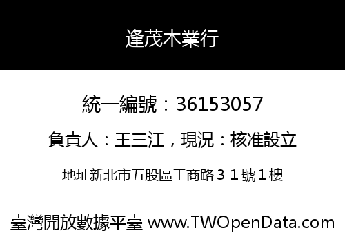 逢茂木業行