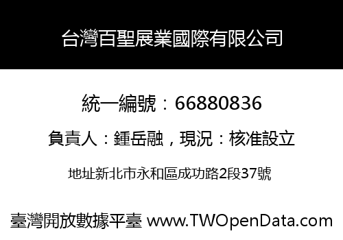 台灣百聖展業國際有限公司
