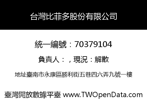 台灣比菲多股份有限公司