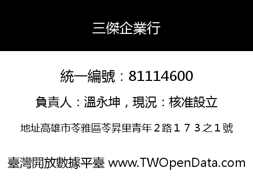 三傑企業行