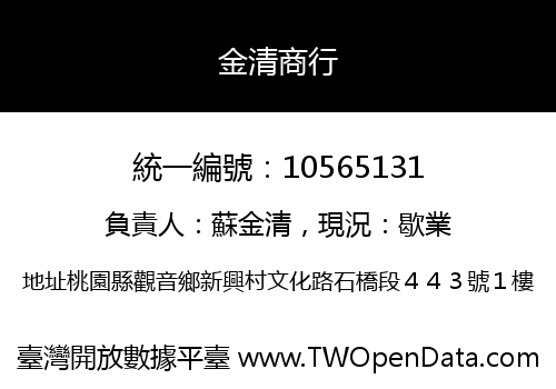 金清商行