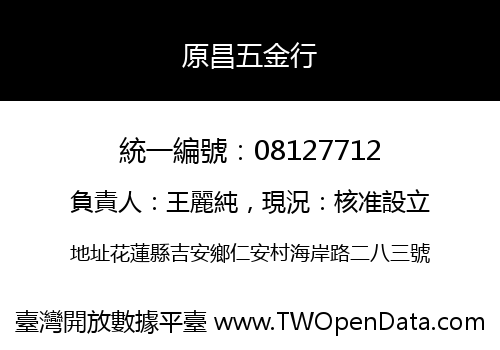 原昌五金行