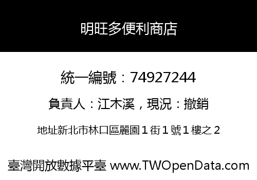 明旺多便利商店