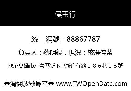 侯玉行