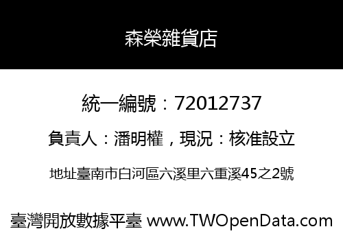 森榮雜貨店