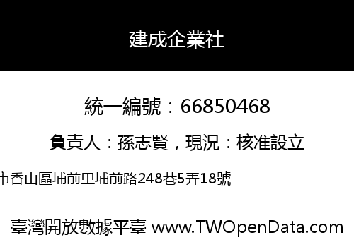 建成企業社