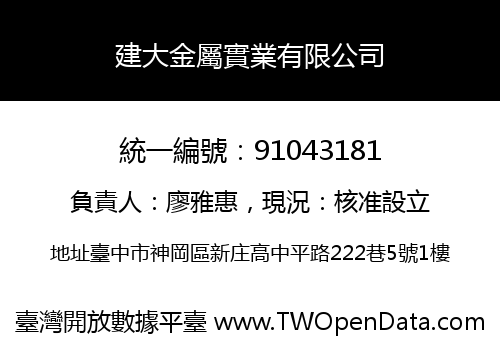 建大金屬實業有限公司