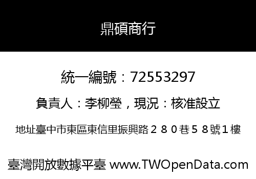鼎碩商行