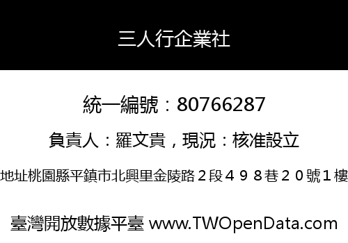 三人行企業社