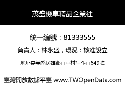 茂盛機車精品企業社