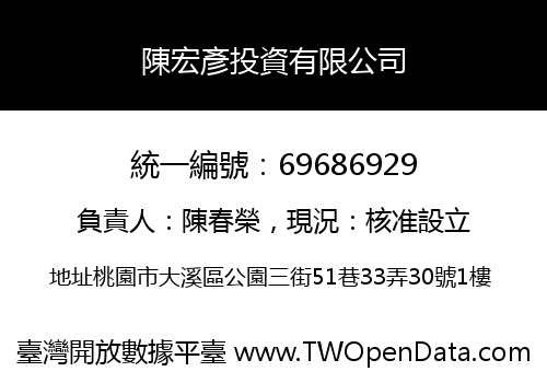 陳宏彥投資有限公司