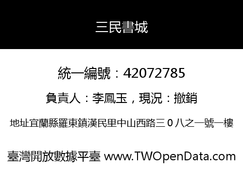 三民書城