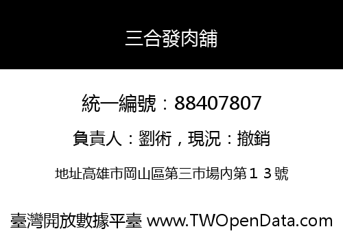 三合發肉舖