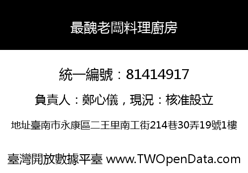 最醜老闆料理廚房