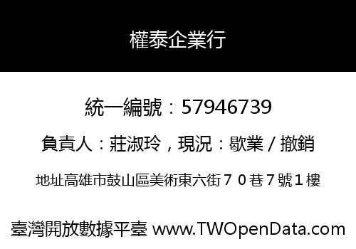 權泰企業行