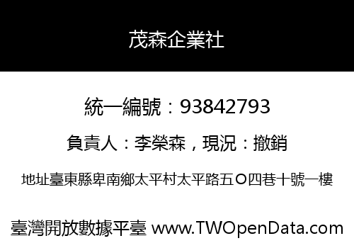 茂森企業社