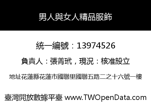 男人與女人精品服飾