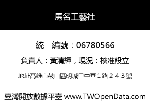 馬名工藝社