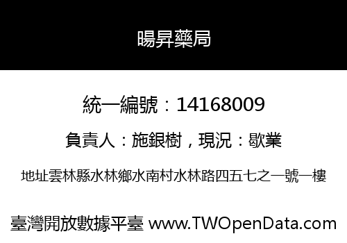 暘昇藥局