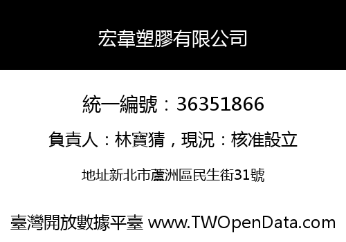 宏韋塑膠有限公司