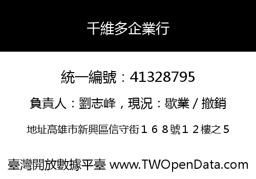 千維多企業行