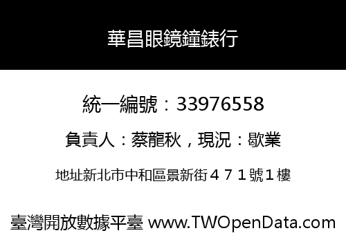 華昌眼鏡鐘錶行
