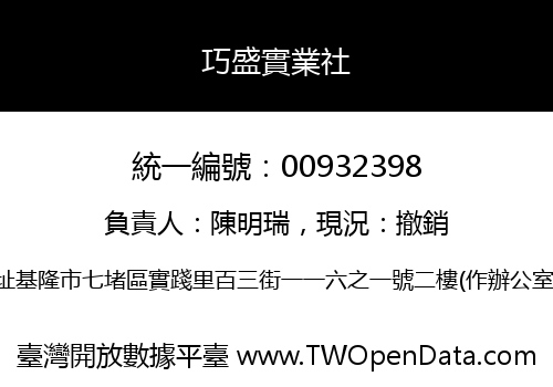 巧盛實業社