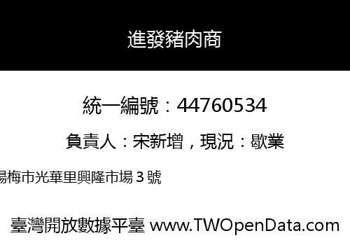 進發豬肉商