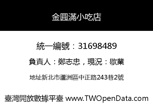 金圓滿小吃店