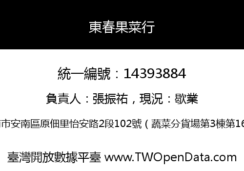 東春果菜行