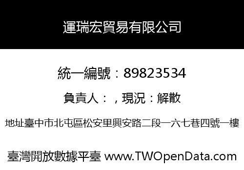 運瑞宏貿易有限公司
