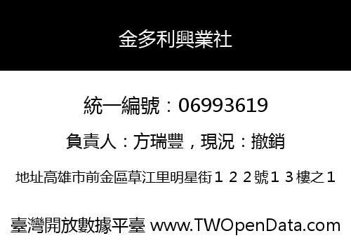 金多利興業社