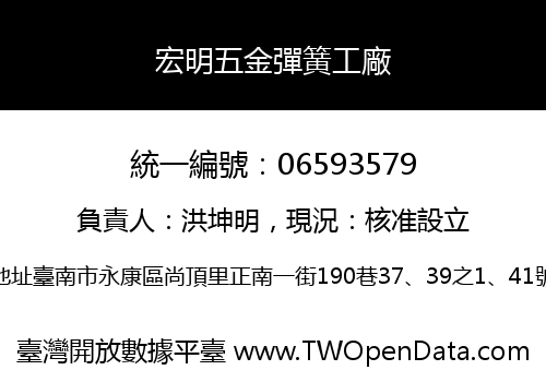 宏明五金彈簧工廠