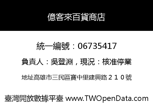 億客來百貨商店