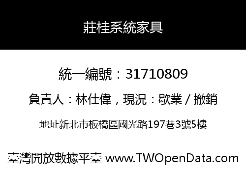 莊桂系統家具