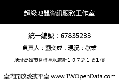 超級地鼠資訊服務工作室