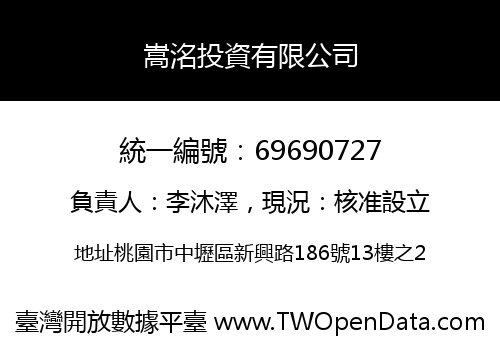 嵩洺投資有限公司