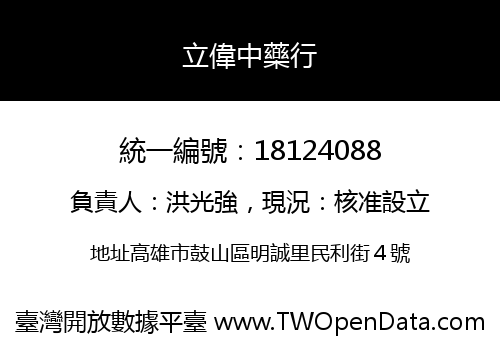 立偉中藥行