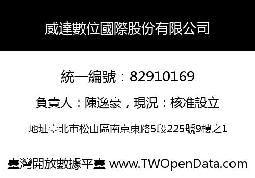 威達數位國際股份有限公司