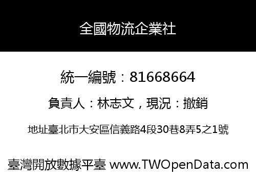 全國物流企業社