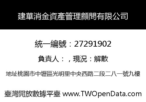 建華消金資產管理顧問有限公司