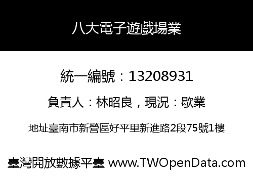 八大電子遊戲場業