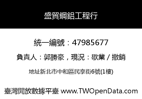 盛貿鋼鋁工程行