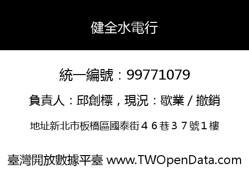 健全水電行