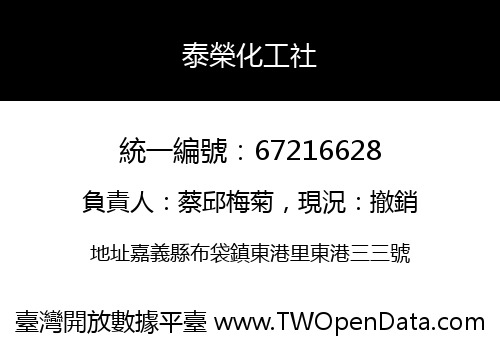 泰榮化工社