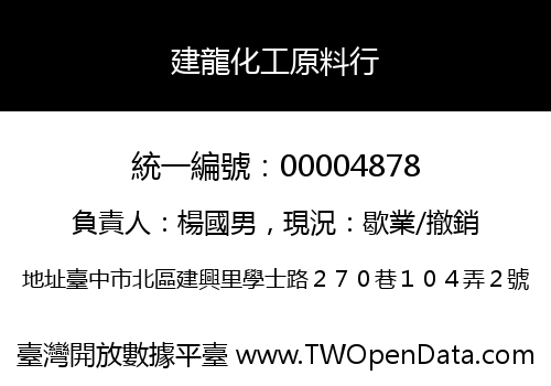建龍化工原料行