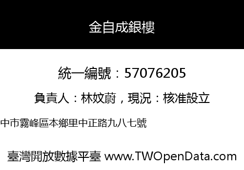 金自成銀樓
